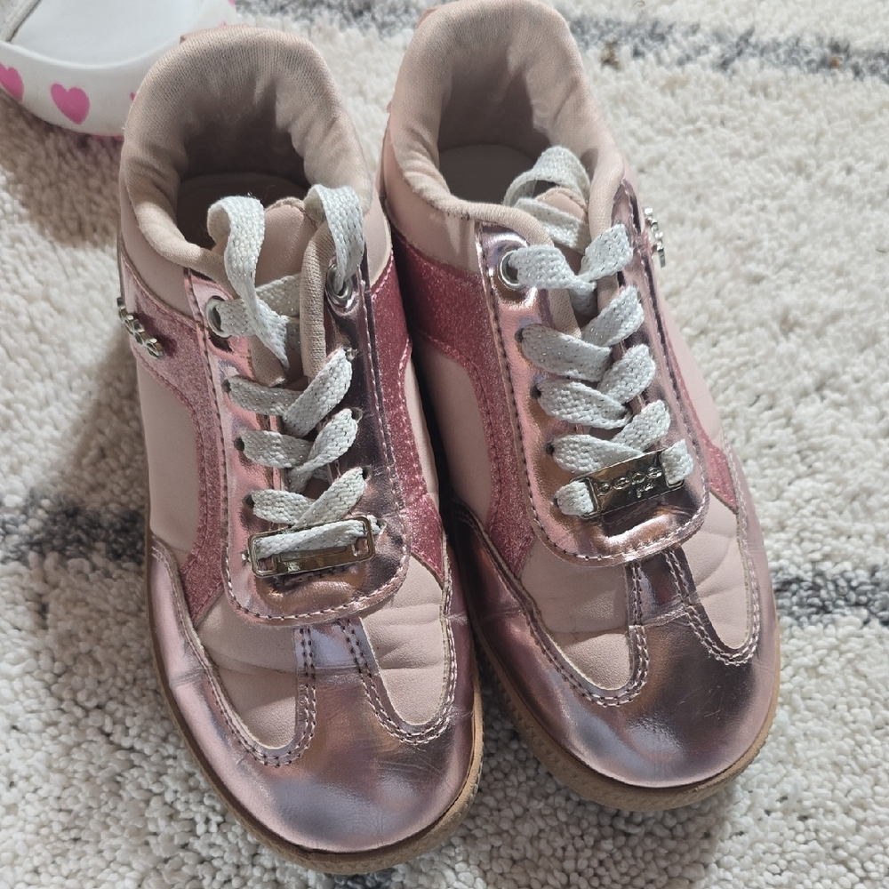 Pink and White Sneakers bebe